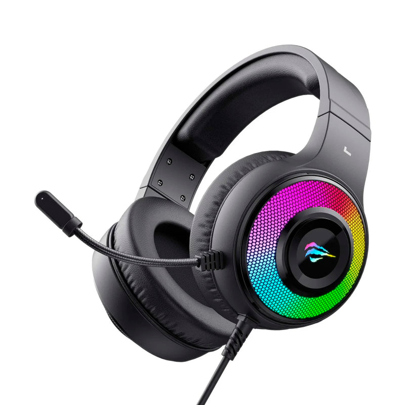 Headset Gamer Havit Gamenote H2042d RGB Preto