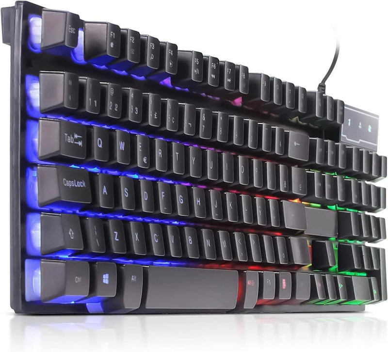 Teclado Gamer Semi Mecânico Led Luminoso Profissional ABNT2 Brasil RGB desempenho e jogabilidade