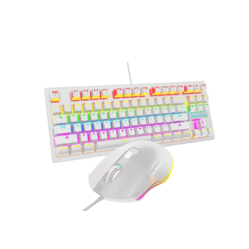 Abnt2 Gamer Rgb Switch Azul Be-k1 Mechanical Mouse Keyboard Kit