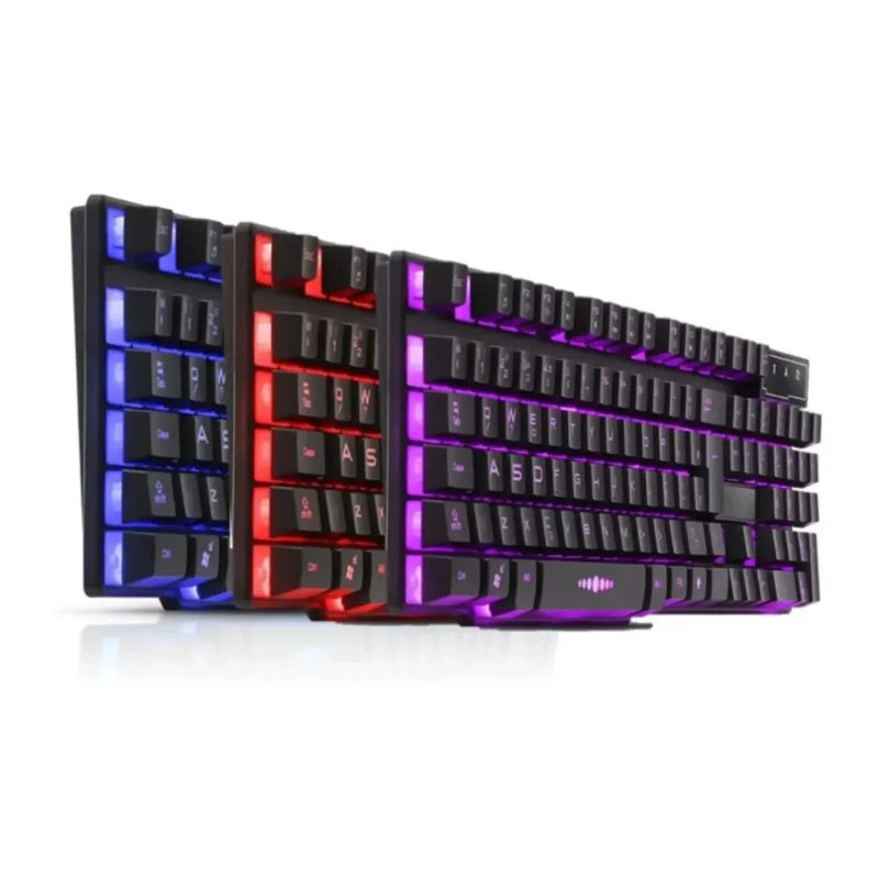 Teclado Gamer Semi Mecânico Led Luminoso Profissional ABNT2 Brasil RGB desempenho e jogabilidade