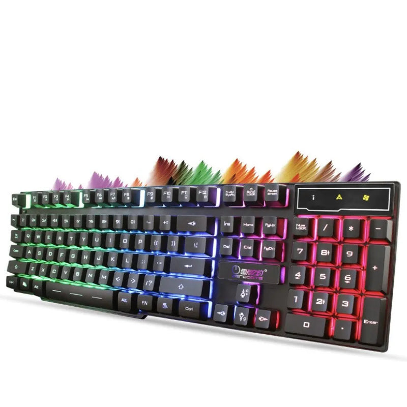 USB LED Membrane Mouse Gamer Keyboard Kit